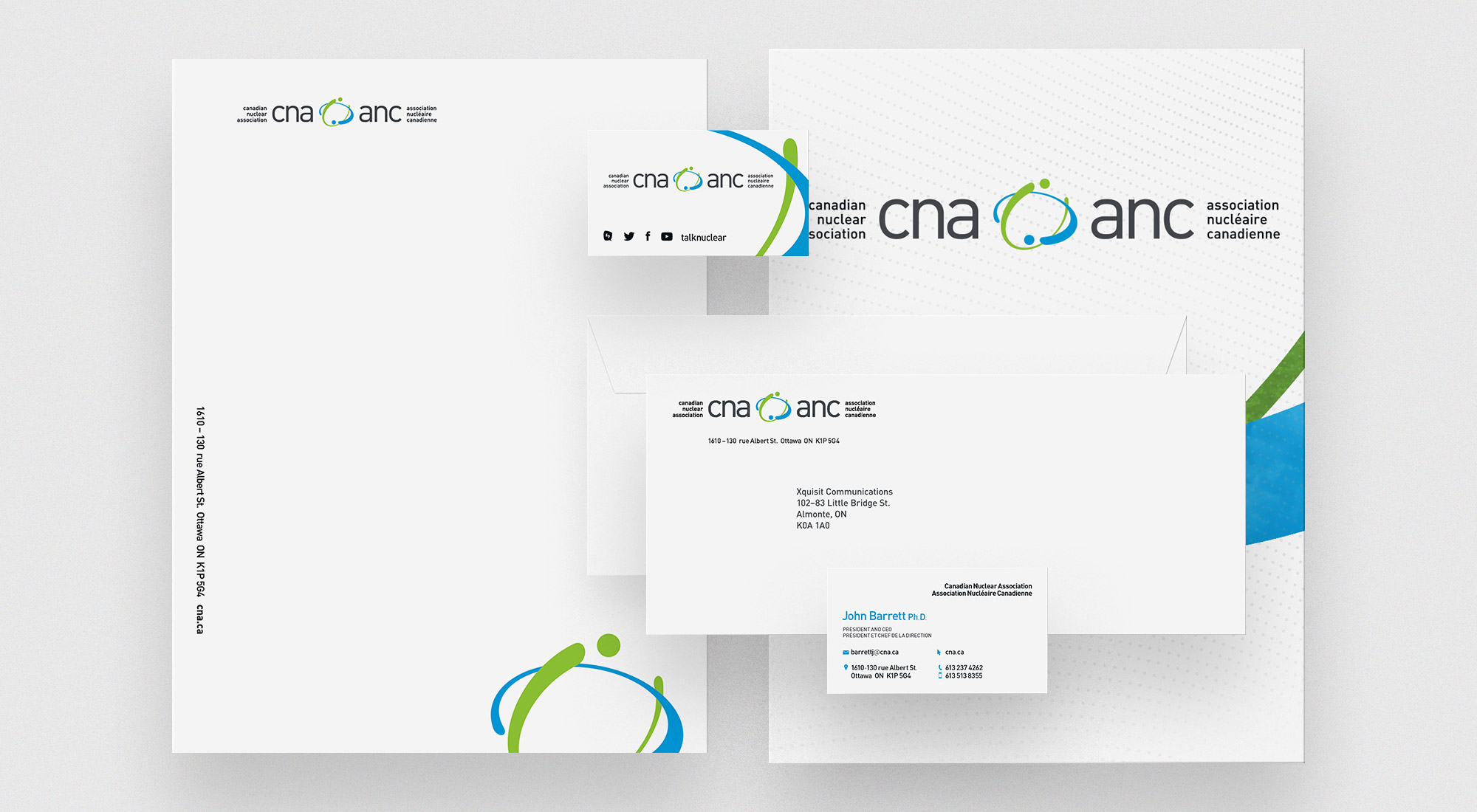 Canadian Nuclear Association Stationery