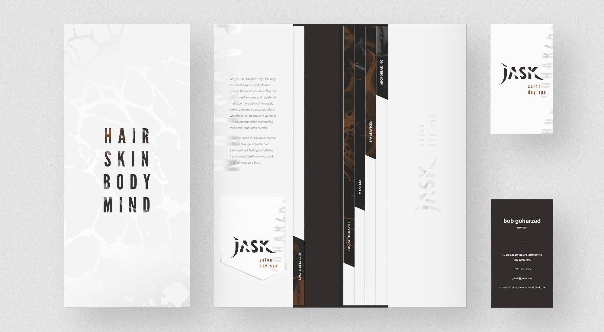 Jask Salon Stationery