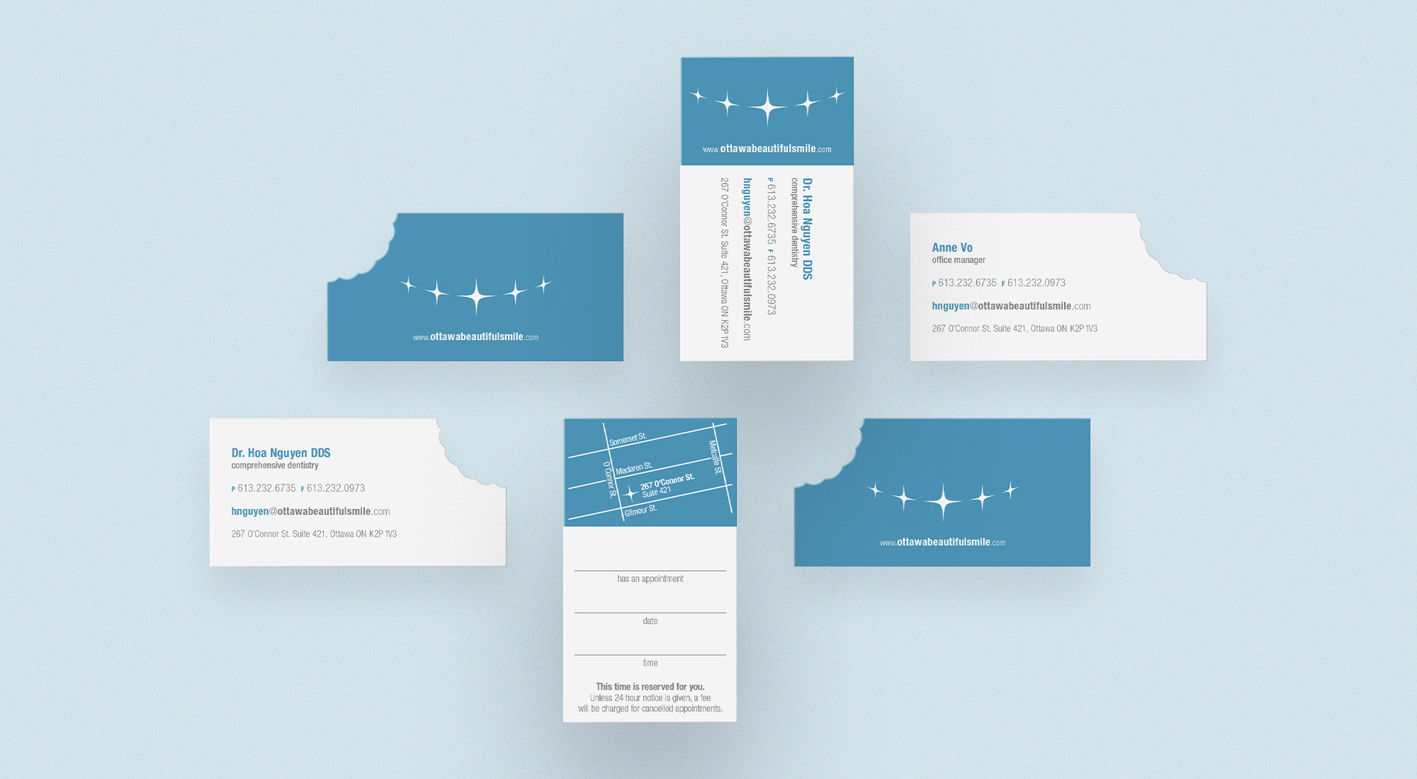Dr. Nguyen Dentistry Logo Color Variants