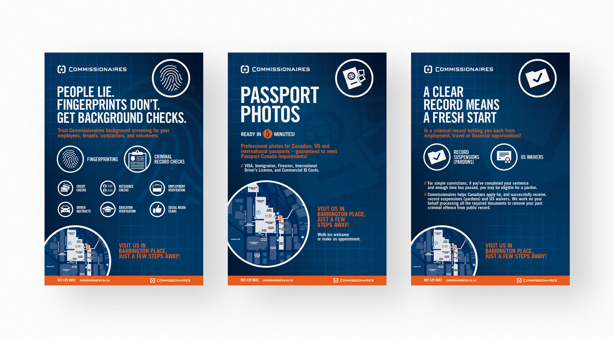Commissionaires Cover and Interior Spread