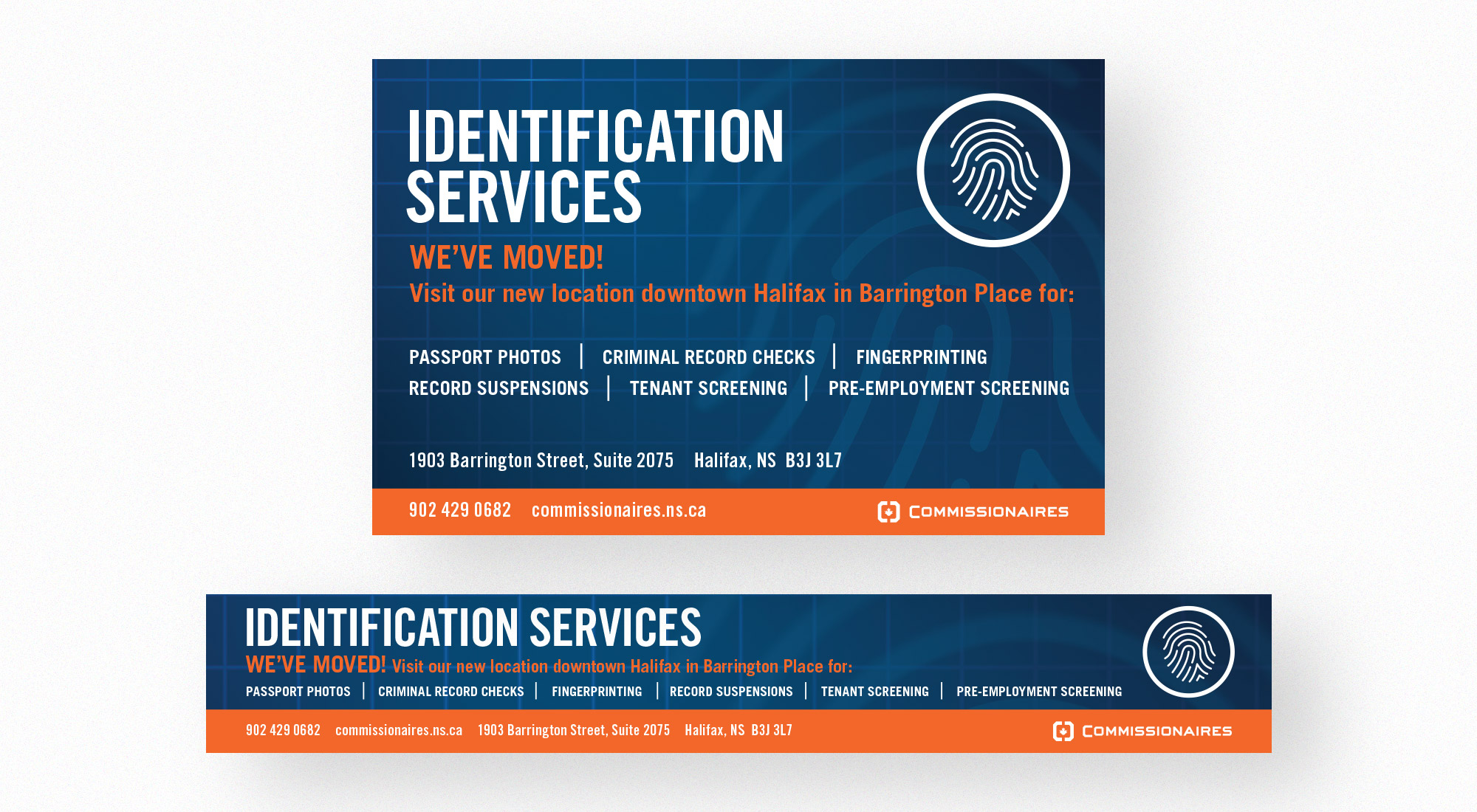Commissionaires Print Ads for Nova Scotia