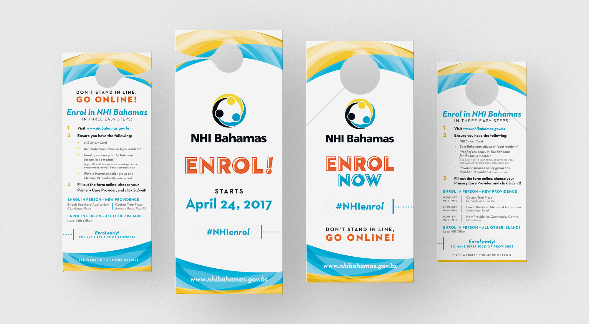 NHI Bahamas Door Hangers