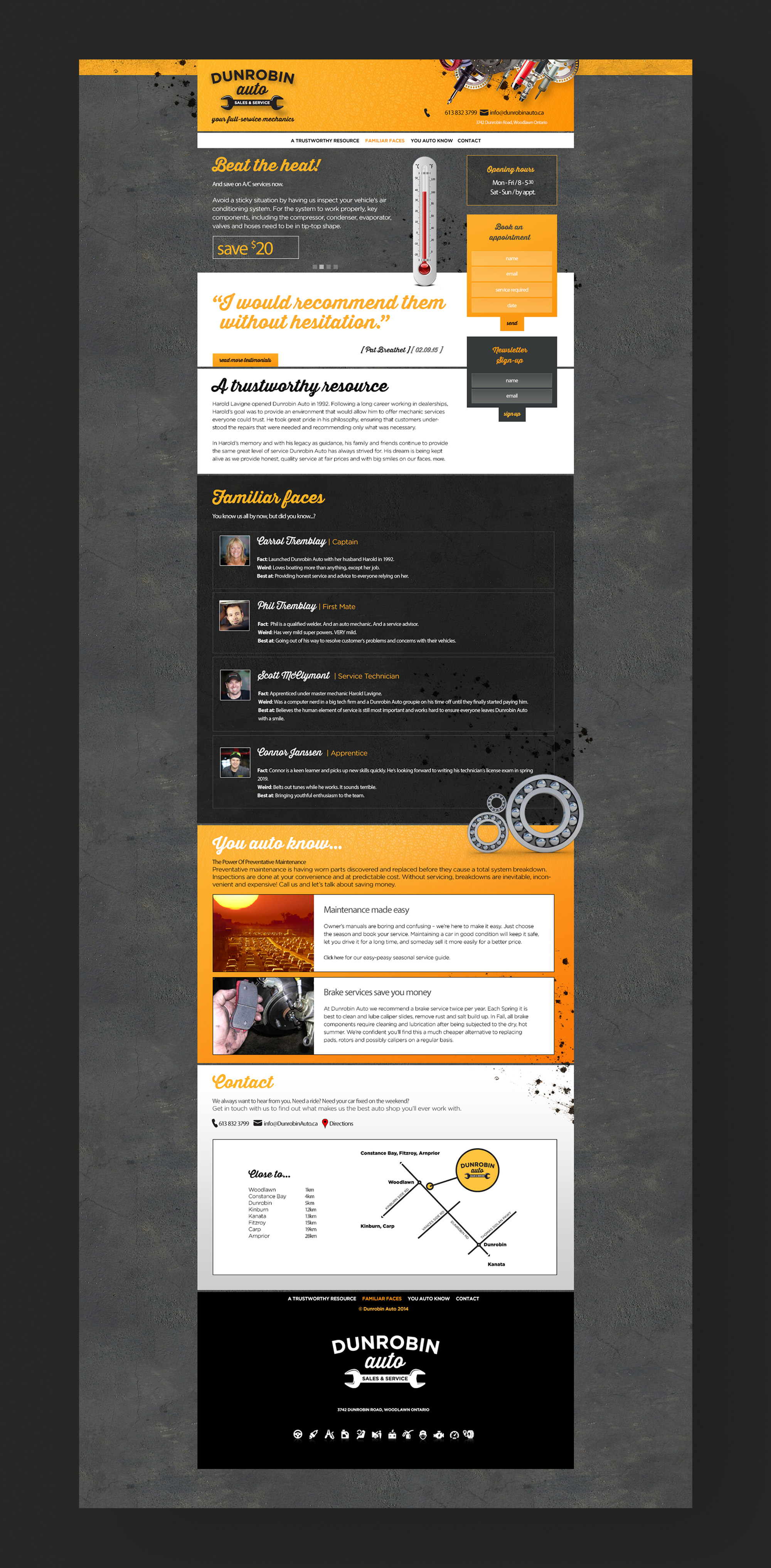Dunrobin Auto full Website